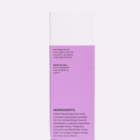 The Honey Pot Calming Lavender Bath Bombs pH Balanced Natural Healthy 9 Count - Picture 5 of 12